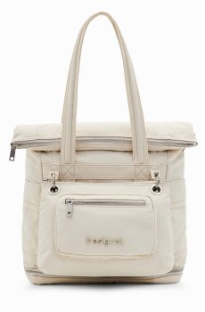 Desigual Women Handbag Convertible Backpack with Zip Pouch