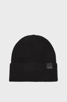 Женская черная шапка HERITAGE SCRIPT Черный ONESIZE Tommy Hilfiger AW0AW17780