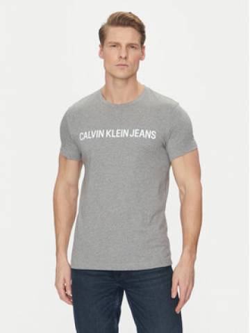 Calvin Klein Jeans Футболка Core Institutional Logo J30J307855 Сірий Regular Fit Calvin Klein Jeans Футболка Core Institutional Logo J30J307855 Сірий Regular Fit