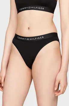 Женские черные трусики BIKINI (EXT. SIZE) Черный S Tommy Hilfiger UW0UW05509
