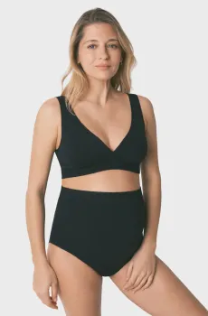 Женские черные трусики Черный M womensecret 4933608