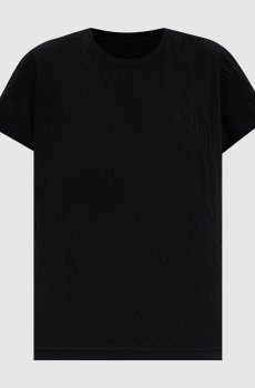 Черная футболка Smocking JQ