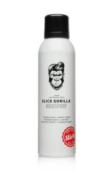 Лак для укладки волос Slick Gorilla Hair Spray сильной фиксации, с матовым финишем, 200 мл