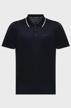 Мужское темно-синее поло Синий XL Karl Lagerfeld 561200.745080;690