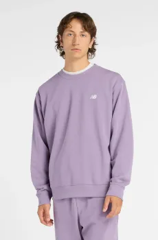 Мужской сиреневый світшот Sport Essentials French Terry Фиолетовый L New Balance MT41507AA5