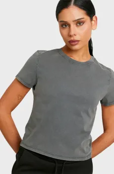 Женская серая футболка Серый M Tally Weijl STSCOPERLA