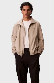 Мужская бежевая куртка STAND COLLAR Бежевый M Calvin Klein LV04LF515G