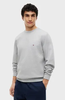 Мужской светло-серый свитшот ESSENTIAL Серый XL Tommy Hilfiger MW0MW37241