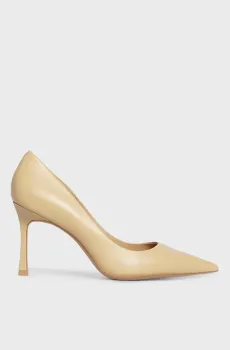 Женские бежевые кожаные лодочки Erika Бежевый 37 PRPY PRSDS70231W