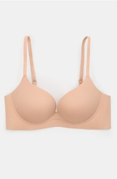 Push-up бюстгальтер без кісточок - нюдовий