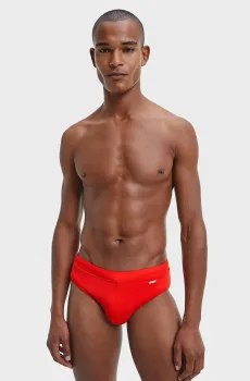 Мужские красные плавки Красный S Calvin Klein KM0KM00587