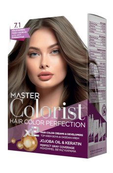 Краска для волос Master Colorist Hair Color Perfection 7.1 Medium Ash Blonde, 210 мл