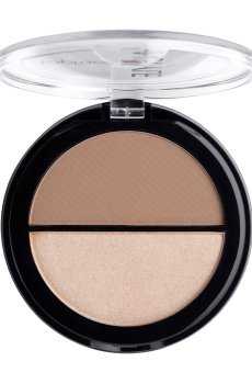 Бронзер-хайлайтер для лица TopFace Instyle Contour & Highlighter Powder, 01, 10 г