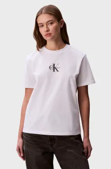 Женская белая футболка CLASSIC LOGO Белый XS Calvin Klein Jeans LV047C856G