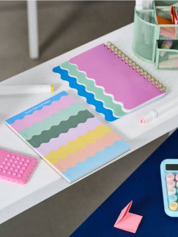 Блокноти – набір з 2 - рожевий