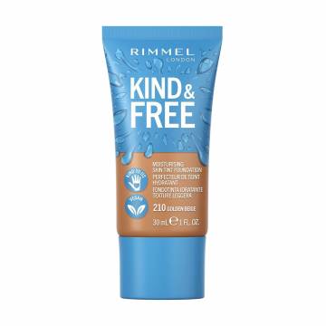 Тональная основа-тинт для лица Rimmel Kind & Free Moisturising Skin Tint Foundation 210 Golden Beige, 30 мл Тональная основа-тинт для лица Rimmel Kind & Free Moisturising Skin Tint Foundation 210 Golden Beige, 30 мл