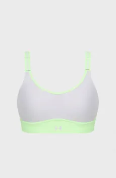 Женский серый топ UA Infinity Mid 2.0 Bra-GRN Серый XL (A-C) Under Armour 1384123-712