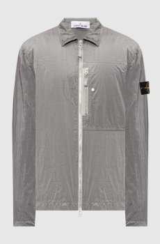 Ветровка цвета хаки с патчем логотипа