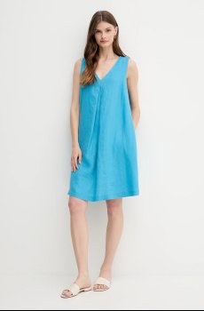 Льняное платье United Colors of Benetton