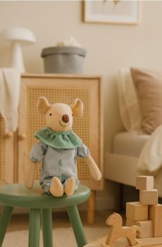 Плюшева мишка - блідо-зелений