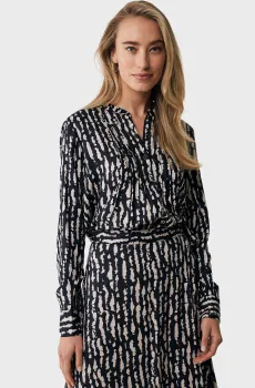 Женская блуза с узором Разноцветный S Mexx MF006102041W