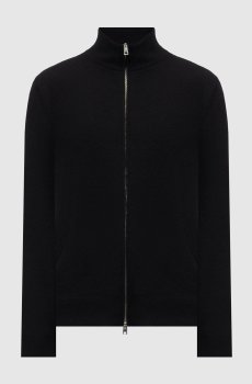 Черный кардиган из кашемира