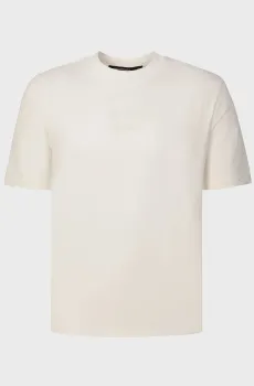 Мужская белая футболка Белый 3XL Karl Lagerfeld 563221.755138;60