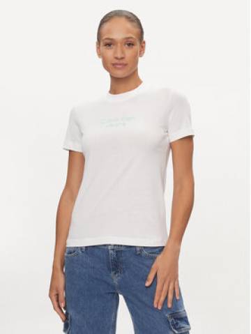 Calvin Klein Jeans Футболка Institutional J20J223222 Білий Regular Fit Calvin Klein Jeans Футболка Institutional J20J223222 Білий Regular Fit