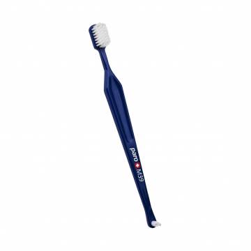 Зубная щетка Paro Swiss Classic M39 средней жесткости, синяя, 1 шт Зубная щетка Paro Swiss Classic M39 средней жесткости, синяя, 1 шт