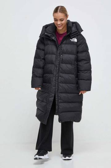 Куртка The North Face женская цвет чёрный зимняя oversize Куртка The North Face женская цвет чёрный зимняя oversize