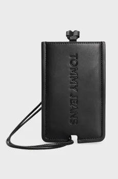Женский черный чехол для телефона TJW ESS MUST PHONE POUCH Черный ONESIZE Tommy Jeans AW0AW16388