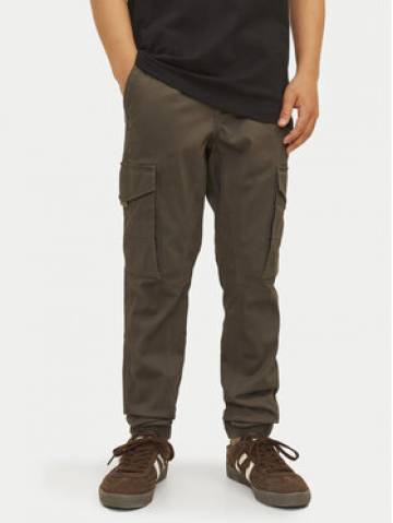 Jack&Jones Junior Штани з тканини Paul 12151646 Хакі Slim Fit Jack&Jones Junior Штани з тканини Paul 12151646 Хакі Slim Fit