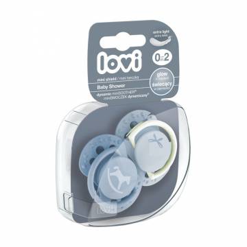 Пустышка LOVI Baby Shower Boy силиконовая, динамичная, с рождения до 2 месяцев, 2 шт (22/900boy) Пустышка LOVI Baby Shower Boy силиконовая, динамичная, с рождения до 2 месяцев, 2 шт (22/900boy)