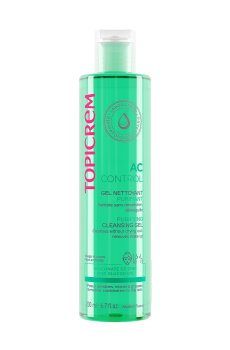 Очищающий себорегулирующий гель для лица и тела Topicrem AC Purifying Cleansing Gel, 200 мл