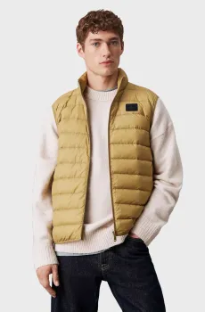 Мужской горчичный пуховой жилет UL DOWN VEST Желтый L Calvin Klein Jeans J30J326718