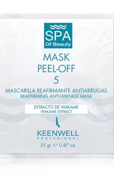 Подтягивающая антивозрастная альгинатная маска для лица Keenwell Spa Of Beauty Peel Off Mask 5, 25 г