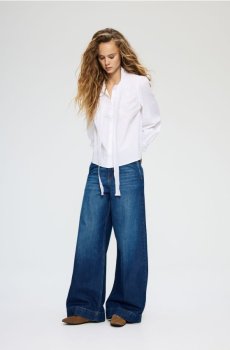 Reserved - Джинси широкого крою - темно-синій - 718IR-59J