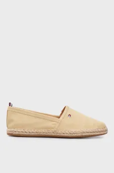 Женские бежевые эспадрильи BASIC TOMMY FLAT ESPADRILLE Бежевый 37 Tommy Hilfiger FW0FW06497