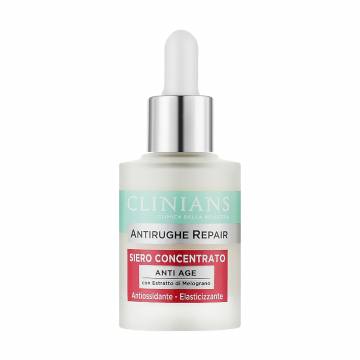 Антивозрастная сыворотка для лица Clinians Antirughe Repair Concentrate Serum с коллагеном и экстрактом граната, 30 мл Антивозрастная сыворотка для лица Clinians Antirughe Repair Concentrate Serum с коллагеном и экстрактом граната, 30 мл
