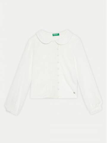 United Colors Of Benetton Сорочка 5RZPCQ03H Білий Regular Fit United Colors Of Benetton Сорочка 5RZPCQ03H Білий Regular Fit