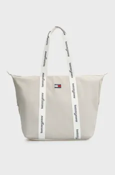 Женский светло-серый шоппер ESS DAILY TOTE Серый ONESIZE Tommy Jeans AW0AW18461