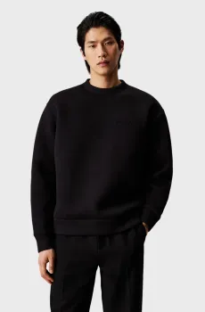 Мужской черный свитшот SPACER EMBOSSED LOGO Черный XL Calvin Klein K10K113570