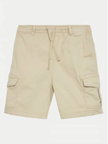 Pepe Jeans Шорти з тканини Ted PB800790 Бежевий Regular Fit Pepe Jeans Шорти з тканини Ted PB800790 Бежевий Regular Fit