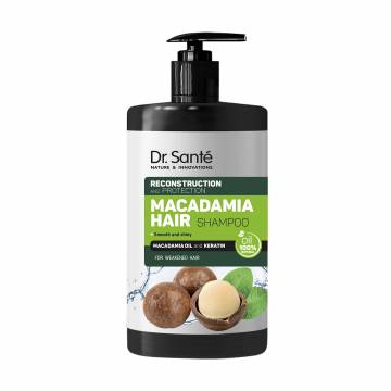 Шампунь для волос Dr. Sante Macadamia Hair Восстановление и Защита, с маслом макадамии и кератином, 1 л Шампунь для волос Dr. Sante Macadamia Hair Восстановление и Защита, с маслом макадамии и кератином, 1 л