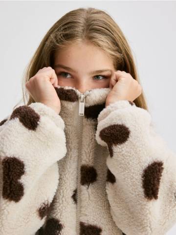 Reserved - Куртка зі штучної овчини - різнобарвний - 236EX-MLC