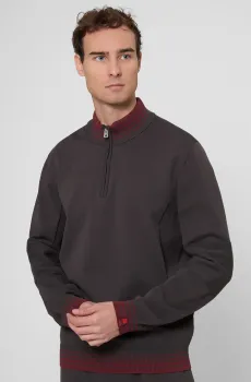 Мужская темно-серая кофта Серый S HUGO 50551344;205