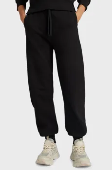 Женские черные спортивные брюки Sporty tapered sw pant wmn Черный XL G-Star RAW D24460,D562