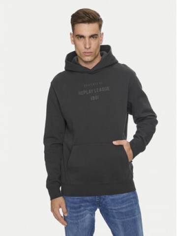 Replay Світшот M6969 .000.23736P Чорний Relaxed Fit Replay Світшот M6969 .000.23736P Чорний Relaxed Fit