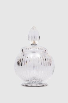 Хрустальный органайзер для ватных дисков и палочек Elegance