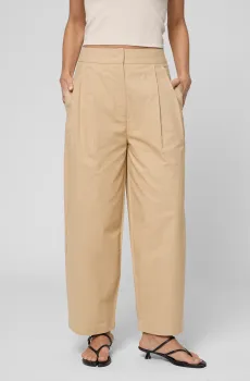 Женские бежевые брюки Бежевый L PRPY PWCPANN0059